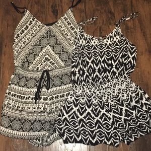 2 small Rompers